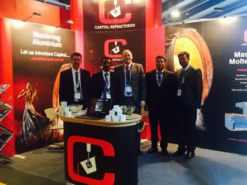 Update on Capital Refractories India exhibition at Alucast 2016, Exhibition & Conference 1st - 3rd December 2016 @ the BIEC Bengaluru, India