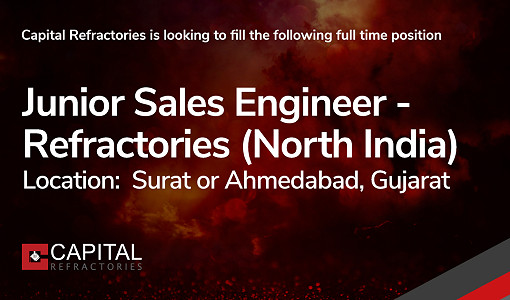 New Job Post - Junior Sales Engineer - Refractories (North India)